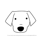 How to Draw a Labrador Dog Face for Kids