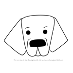 How to Draw a Newfoundland Dog Face for Kids