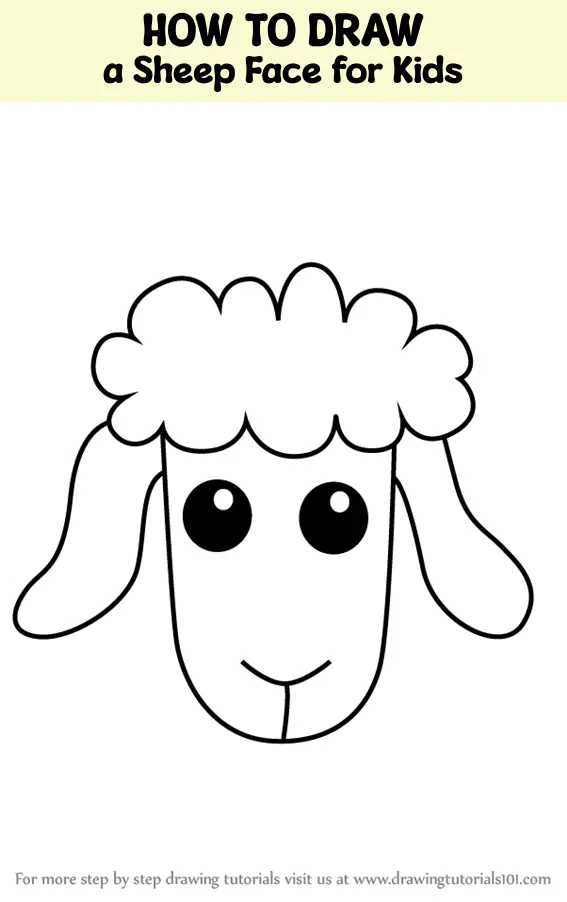 Sheep handprint Spring Kid Craft Idea | Coloring Page