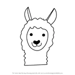 How to Draw a Vicuna Face for Kids