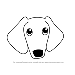 How to Draw a Wiener Dog Face for Kids