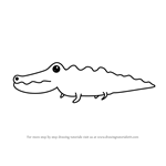 How to Draw an Alligator for Kids