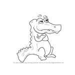 How to Draw a Cartoon Alligator