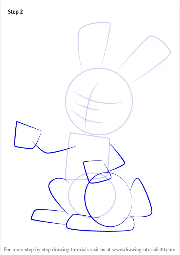 How to Draw Cartoon Bunny Rabbit (Animals for Kids) Step by Step ...