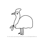 How to Draw a Cassowary Bird for Kids