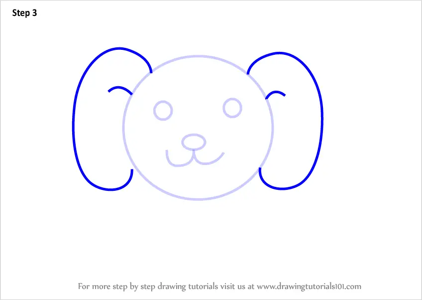 Learn How to Draw a Dog for Kids Animals for Kids Step 