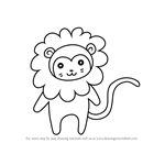 How to Draw a Golden Lion Tamarin for Kids