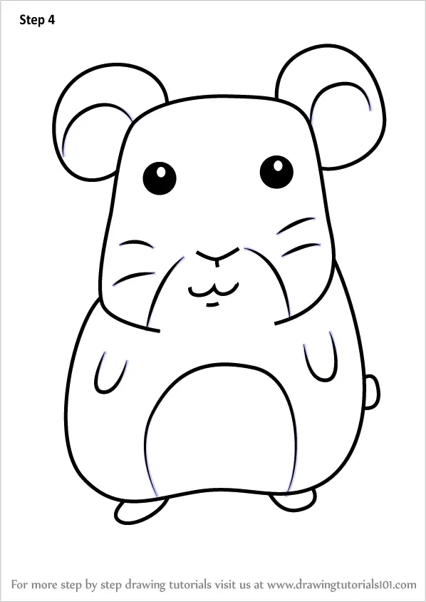 hamster drawings for kids