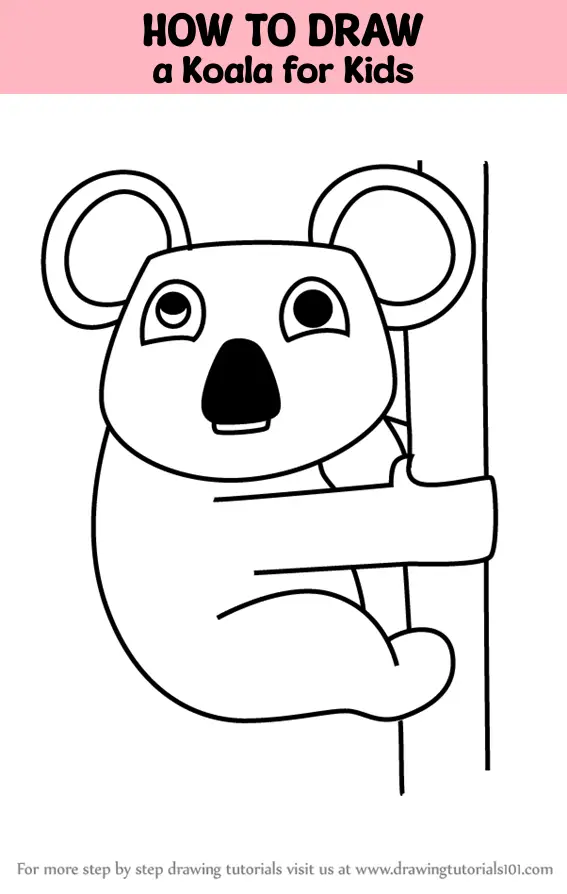 How to Draw a Koala for Kids (Animals for Kids) Step by Step ...