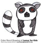 How to Draw a Lemur for Kids