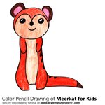 How to Draw a Meerkat for Kids