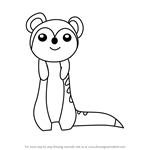 How to Draw a Meerkat for Kids