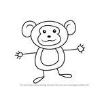 How to Draw a Monkey for Kids