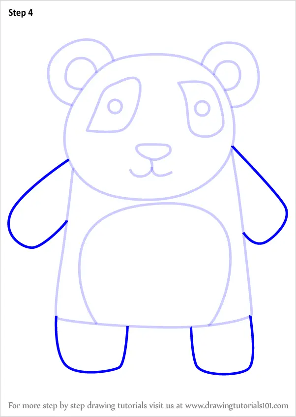 How to Draw a Panda for Kids (Animals for Kids) Step by Step ...