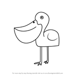 How to Draw a Pelican for Kids
