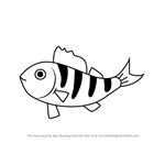 How to Draw a Perch Fish for Kids
