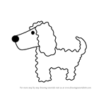 How to Draw a Poodle Dog for Kids