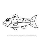 How to Draw a Salmon Fish for Kids