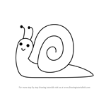 How to Draw a Snail for Kids