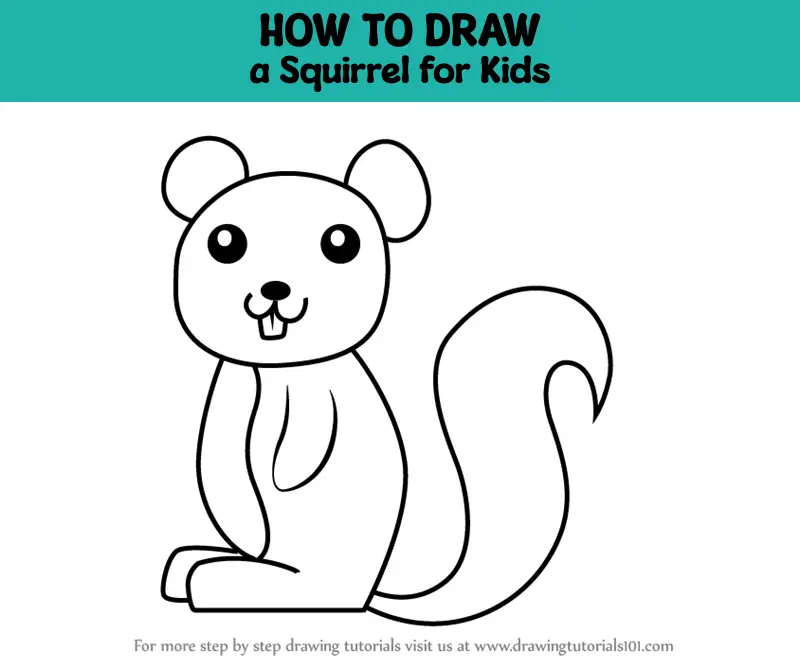 coloring book for kid. coloring cute squirrel 4719242 Vector Art at Vecteezy