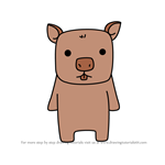 How to Draw a Wombat for Kids