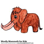 How to Draw a Woolly Mammoth for Kids
