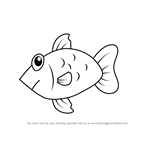 How to Draw a Fish from Letter F