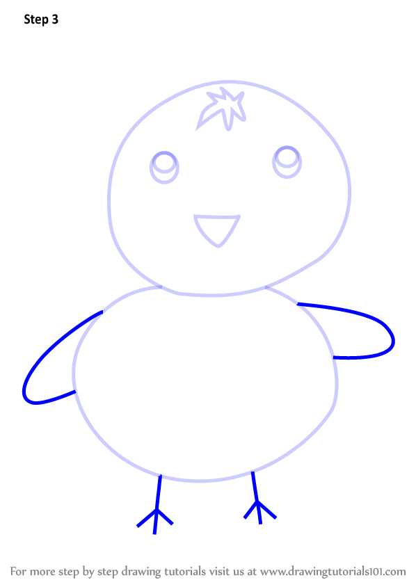 Learn How To Draw A Chick Using Number 8 Animals With Numbers Step By Step Drawing Tutorials