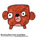 How to Draw a Bear from word Bear