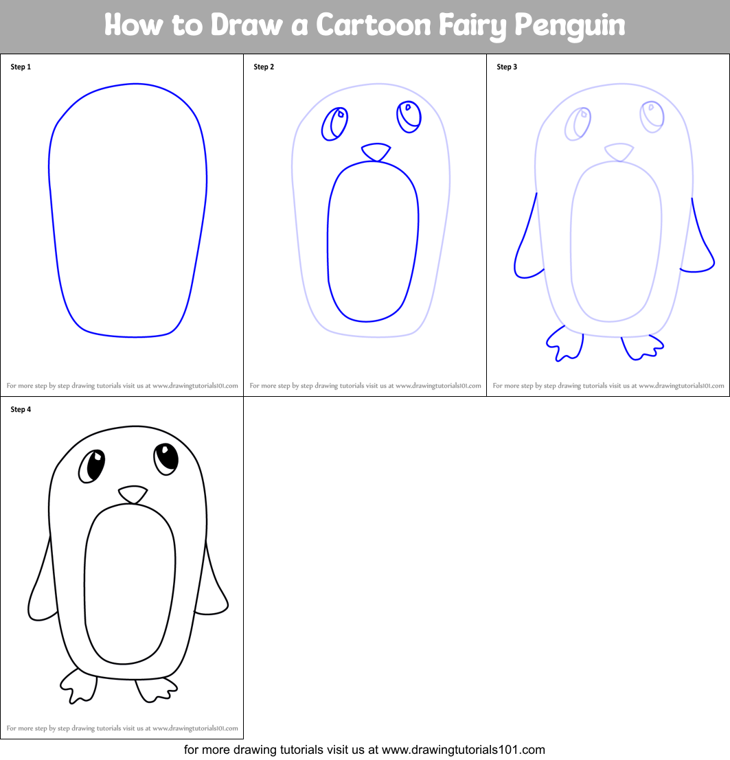 How To Draw A Cartoon Penguin Video / Another free cartoons for