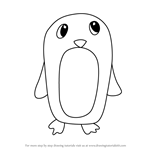 How to Draw a Cartoon Fairy Penguin