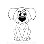 How to Draw Cartoon Doggie