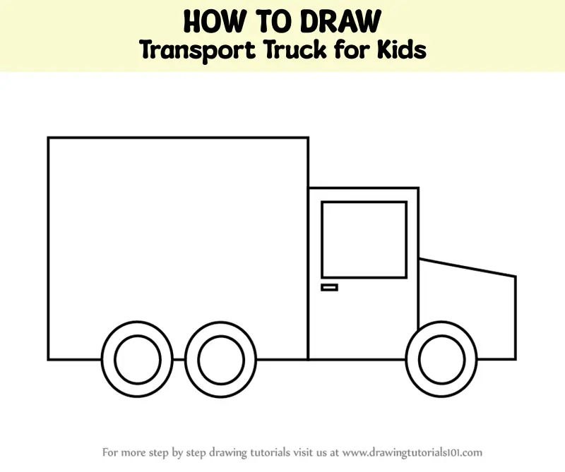 How to Draw a School Bus - Easy Step by Step Drawing Tutorial