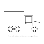 How to Draw Transport Truck for Kids