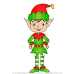 How to Draw Christmas Elf