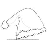 How to Draw Santa's Hat