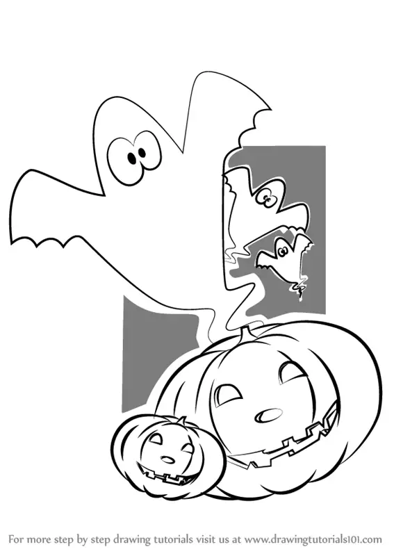 Scary Halloween Drawing by copyninja31 on DeviantArt