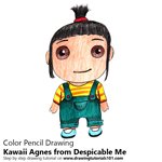 How to Draw Kawaii Agnes from Despicable Me