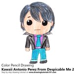 How to Draw Kawaii Antonio Perez From Despicable Me 2
