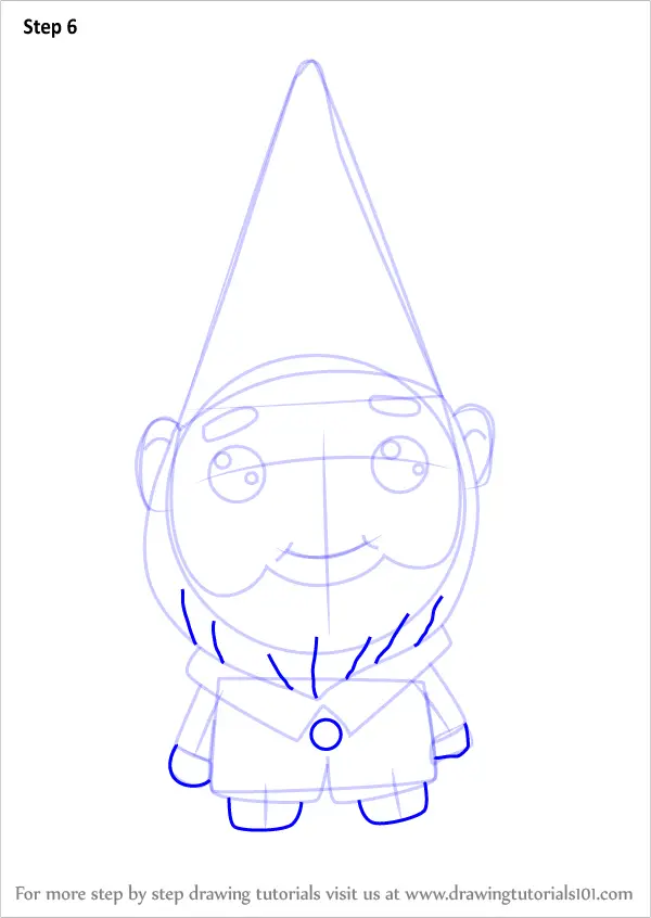 Step by Step How to Draw Kawaii Benny From Gnomeo and Juliet ...