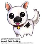 How to Draw Kawaii Bolt the Dog
