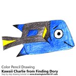 How to Draw Kawaii Charlie from Finding Dory