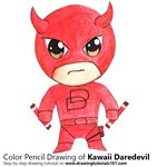 How to Draw Kawaii Daredevil