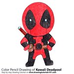 How to Draw Kawaii Deadpool