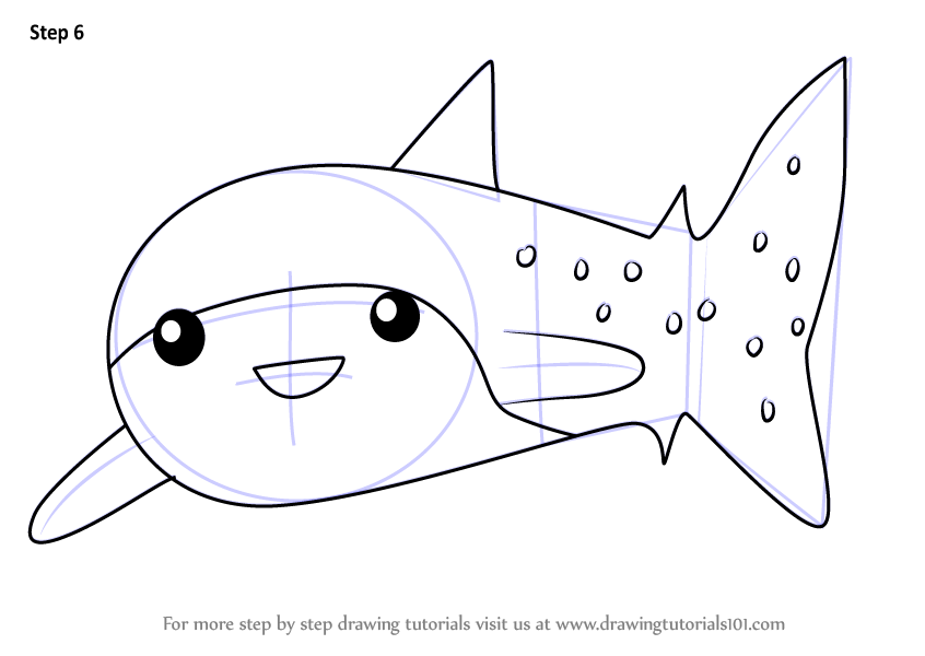 How to Draw Kawaii Destiny from Finding Dory (Kawaii Characters) Step ...