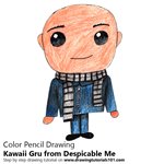 How to Draw Kawaii Gru from Despicable Me