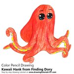 How to Draw Kawaii Hank from Finding Dory