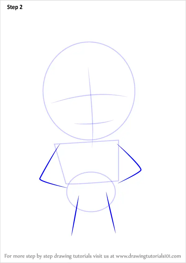 How to Draw Kawaii Invisible Woman (Kawaii Characters) Step by Step ...