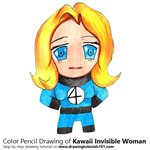 How to Draw Kawaii Invisible Woman