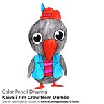 How to Draw Kawaii Jim Crow from Dumbo